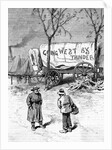 Illust.; Camp Of Men Going West; Wagon by Anonymous