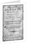 Banneker'S Almanac Frontispiece 1795 by Anonymous