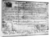 Ohio Land Grant Certificate 1868 Documen by Anonymous