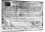 Ohio Land Grant Certificate 1868 Documen by Anonymous