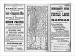 The Immigrants' Guide to The Most Fertile Lands of Kansas Pamphlet by Anonymous