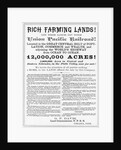 Poster Advertising Land On Union Pacific by Anonymous