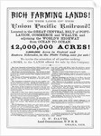 Poster Advertising Land On Union Pacific by Anonymous