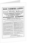 Poster Advertising Land On Union Pacific by Anonymous