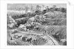 Mining On A Surface Cut In Al; Illus by Anonymous