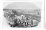 Men at Work Site with Shovels by Anonymous