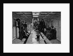 Men And Women In Steamer Cabin by Anonymous