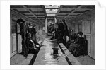 Men And Women In Steamer Cabin by Anonymous