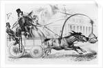 People in Horse Drawn Carriage by Anonymous