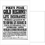 Life Insurance For Gold Prospecters by Anonymous