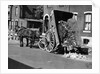 Horsedrawn Trash Cart Dumping In Street by Anonymous