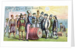 Uncle Sam Supplying the World With Home Light Oil Lithograph by Anonymous