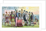 Uncle Sam Supplying the World With Home Light Oil Lithograph by Anonymous