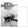 Oil-Slicked Boat Washed On Oiled Beach by Anonymous