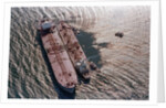 Tanker Pumping Oil From Exxon Valdez by Anonymous