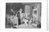 James Watt Illus.;Seated At Fireplace,Dog by Anonymous