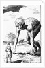 Illus. Of Man Encountering Lunar Giants by Anonymous