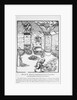 Engraving Of Men W/Lead Smelter Furnace by Anonymous