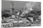 Steel Mill Smokestack,Smoke Billow;Pollu by Anonymous