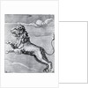 Engraving Of The Lion; Constellation by Anonymous