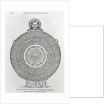 God Figure Holding Disc-Shaped World by Anonymous