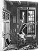Engraving of Ole Roemer Using His Meridian Circle by Anonymous