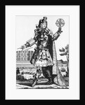 Engraving Of Astrologer W/Symbols by Anonymous