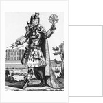Engraving Of Astrologer W/Symbols by Anonymous