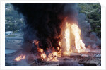 Huge Fire and Smoke at Chemical Plant by Anonymous