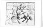 Engraving Of Constellation Sagittarius by Anonymous
