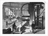 Men in Factory with Band Saws by Anonymous