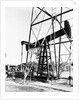 Oil Derrick Pumping Closer Up by Anonymous