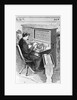 Man Punches Cards Into Tabulating Machin by Anonymous
