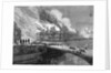 Engraving Genview Hotel De Ville Burning by Anonymous