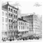 Firemen'S Parade In Nyc; Illustration by Anonymous