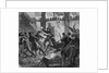 Lithograph Depicting Firemen Rescuing Animals from Barnum's American Museum by Anonymous