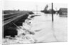 River Flood Waters Wash Around Rr Trestl by Anonymous