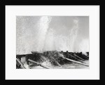 Waves Dashing Against Breakwater by Anonymous