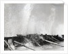 Waves Dashing Against Breakwater by Anonymous