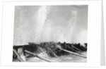 Waves Dashing Against Breakwater by Anonymous