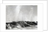 Waves Dashing Against Breakwater by Anonymous