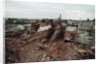 Destroyed Buildings Overflow Alleys by Anonymous