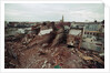 Destroyed Buildings Overflow Alleys by Anonymous