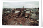 Destroyed Buildings Overflow Alleys by Anonymous
