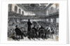 Woodcut Audience Listens To Speaker by Anonymous
