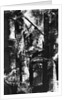 Structure Of House Engulfed In Flames by Anonymous