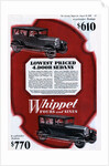 Color Advertisement for Whippet Cars with Full Cars by Anonymous