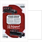 Color Advertisement for Whippet Cars with Full Cars by Anonymous