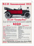 Color Advertisement for Early R-C-H Convertible by Anonymous