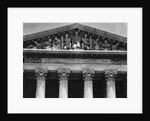 Pediment Of The Supreme Court by Anonymous